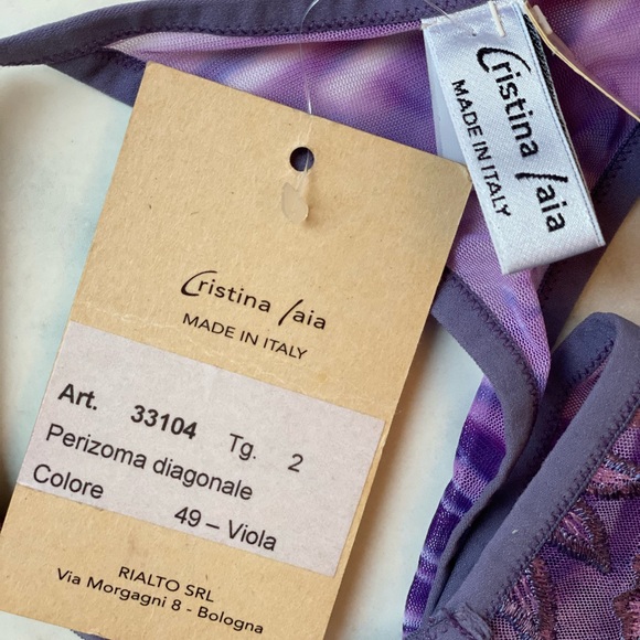 🦄🦋 Cristina Iaia Lingerie Made in Italy 🦋🦄 VS - Picture 8 of 9
